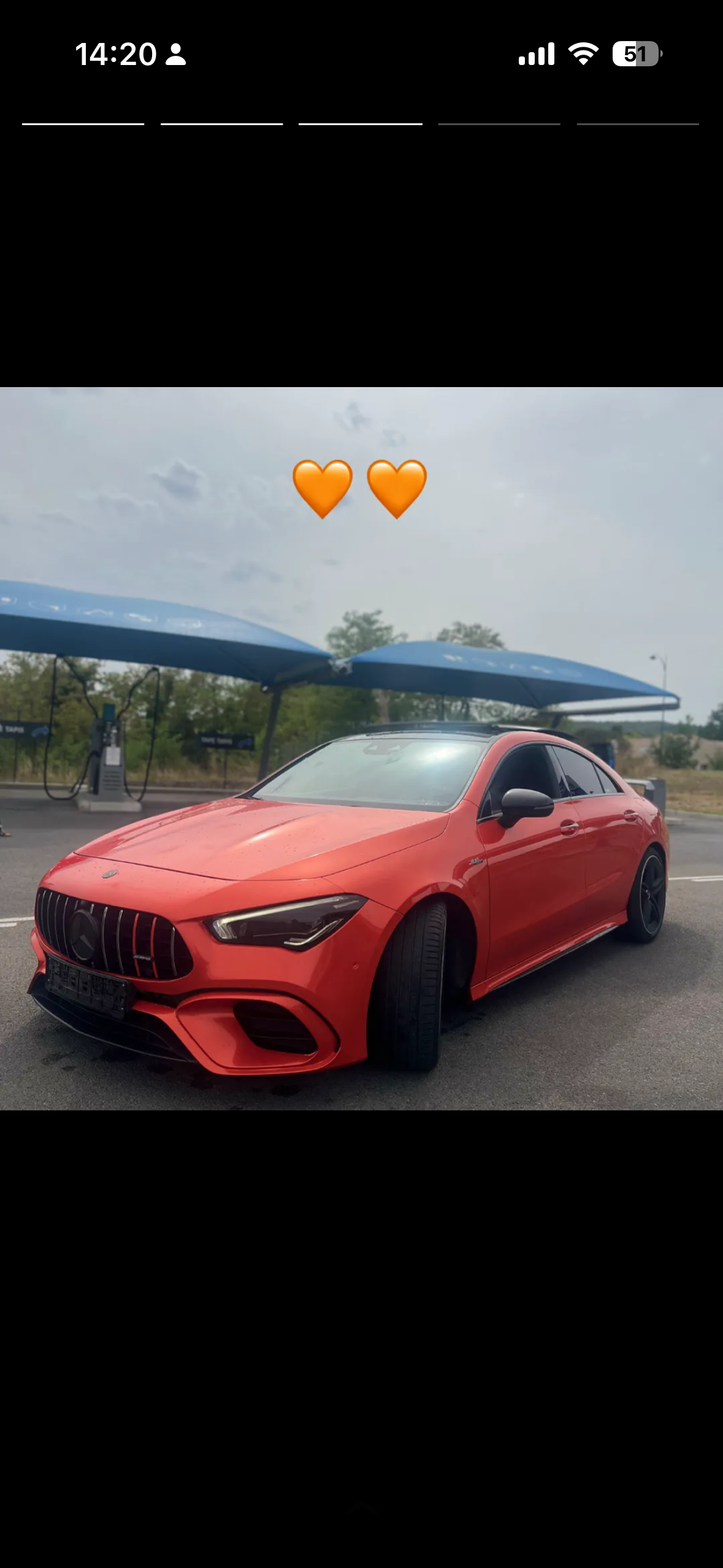 Mercedes CLA45s AMG lateral